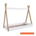 Cama Infantil Montessoriana Cabana Branca e Itapuã