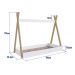 Cama Infantil Montessoriana Cabana Branca e Itapuã