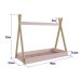 Cama Infantil Montessoriana Cabana Rosa e Itapuã