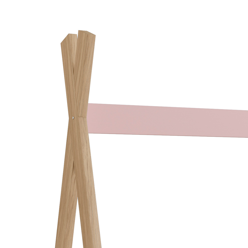Cama Infantil Montessoriana Cabana Rosa e Itapuã