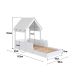 Cama Infantil Montessoriana Casinha Branca