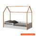 Cama Infantil Montessoriana Casinha Tivoli Branca e Mel