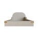 Cama Infantil Montessoriana Mavi Bouclé Bege e Caramelo