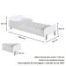 Cama Infantil Montessoriana Mavie Branca