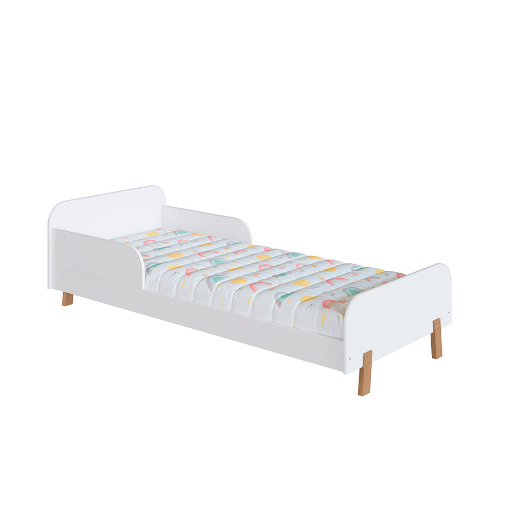 Cama Infantil Montessoriana Mavie Branca