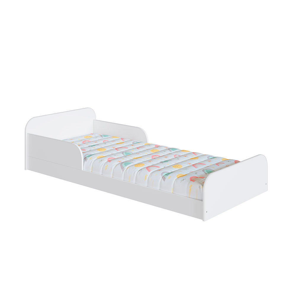 Cama Infantil Montessoriana Mavie Branca