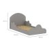 Cama Infantil Montessoriana Nuvem 100% MDF Fendi