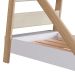 Cama Infantil Montessoriana Reims com Estante Itapuã e Branca