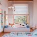 Cama Infantil Montessoriana com Colchão Espuma D23 (12x78x188) Rosa Branca e Itapuã