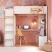 Cama Infantil Multifuncional Cora 4 PT Branca e Carvalho