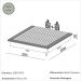 Cama King Oriente Off White