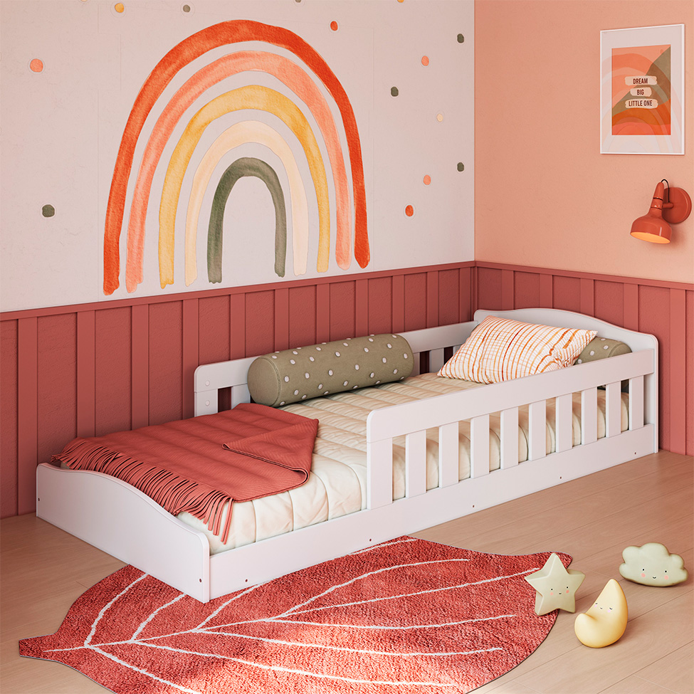 Cama Montessoriana Encanto Branca
