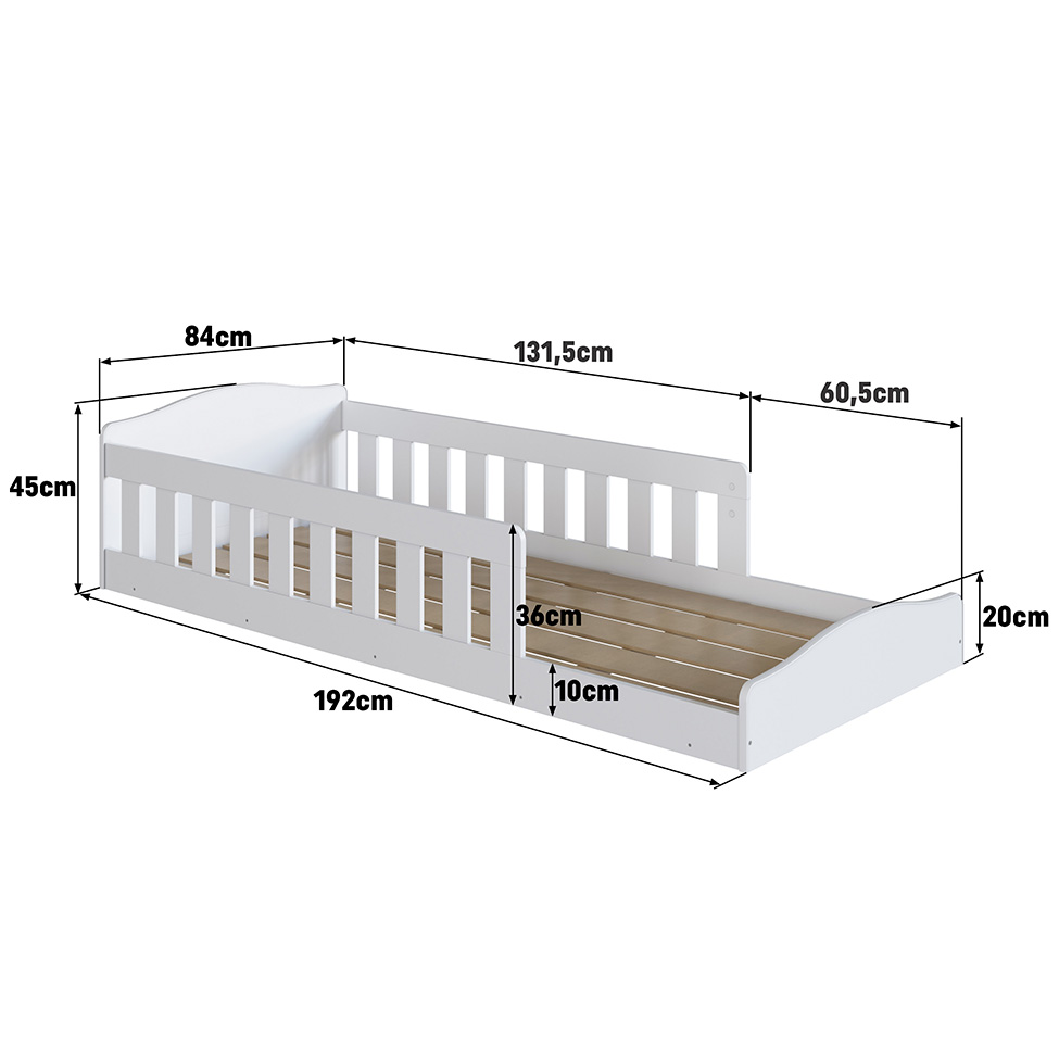 Cama Montessoriana Encanto Branca