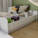 Cama Montessoriana com Nicho e Rampa Dream Branca