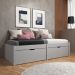 Cama Solteiro Beauty 2 GV Madeira Maciça Cinca Claro