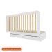 Cama Solteiro Extensível com Cama Auxiliar Flip Branca