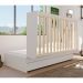 Cama Solteiro Extensível com Cama Auxiliar Flip Branca
