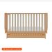 Cama Solteiro Extensível com Cama Auxiliar Flip Natural