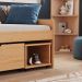 Cama Solteiro Floro 5 Gavetas Natural