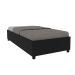 Cama Solteiro Monaco Preta