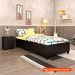 Cama Solteiro Monaco Preta