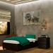 Cama Solteiro Monaco com Mesa de Cabeceira Veronna 3 GV Preto