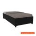 Cama Solteiro Monaco com Mesa de Cabeceira Veronna 3 GV Preto