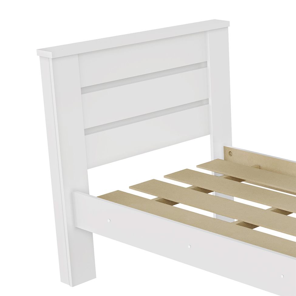 Cama Solteiro Rubi Branca