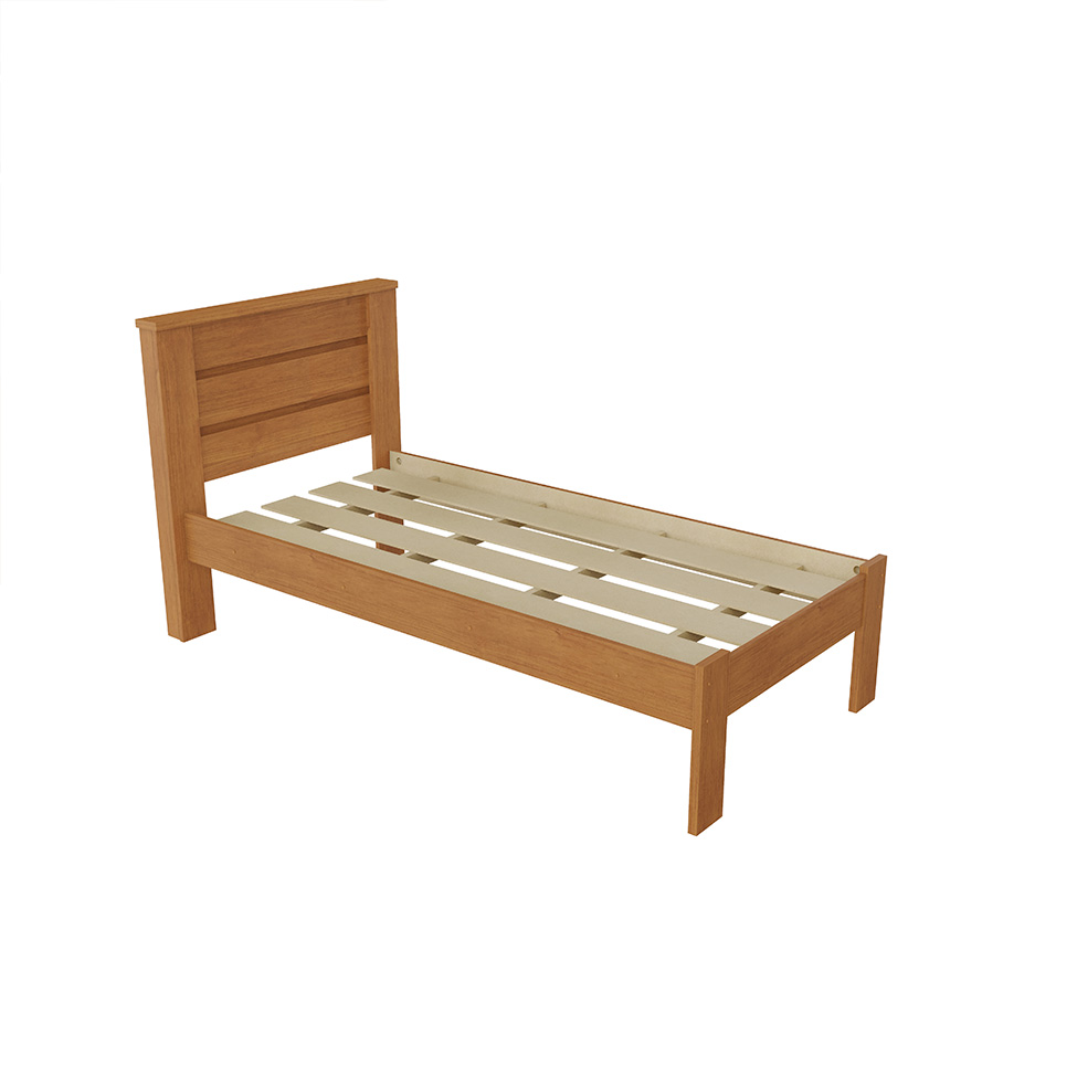 Cama Solteiro Rubi Cinamomo