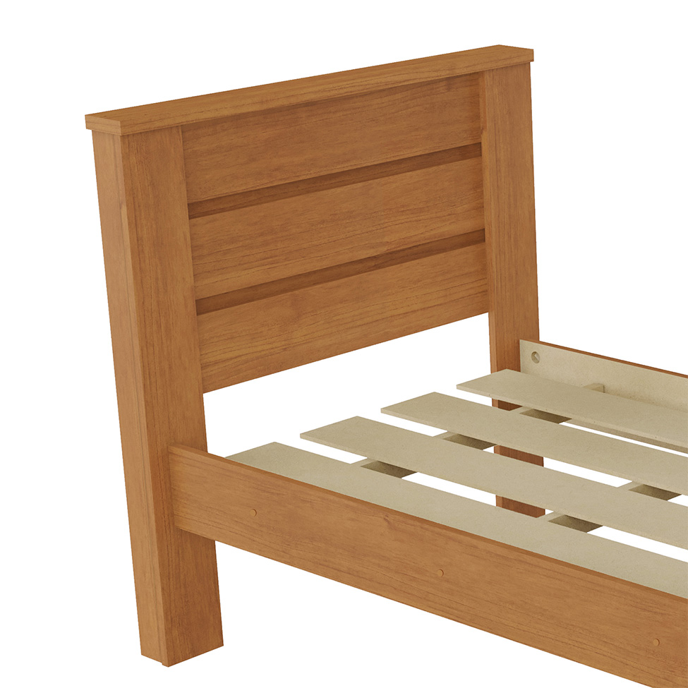 Cama Solteiro Rubi Cinamomo
