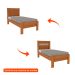 Cama Solteiro Safira Cinamomo