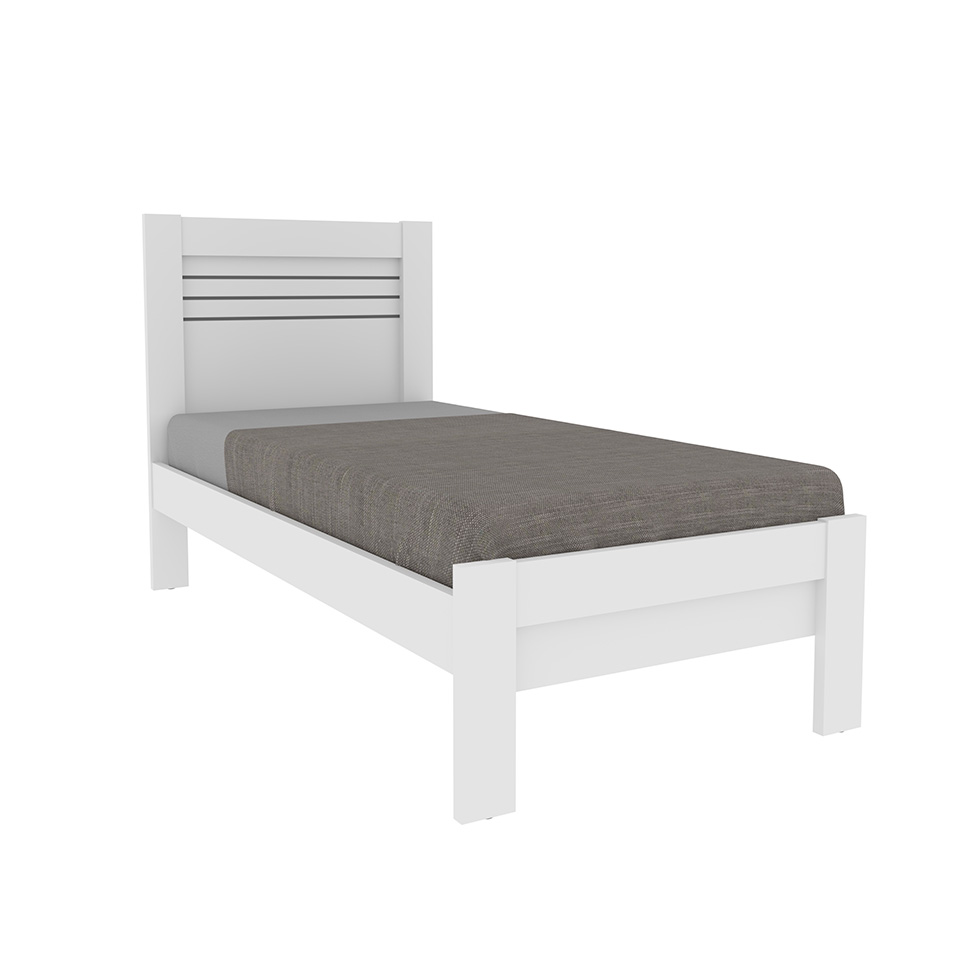 Cama Solteiro Safira Neve