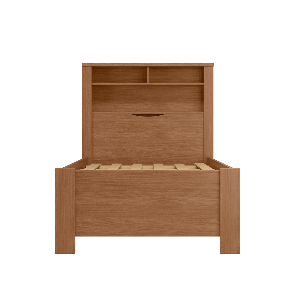 Cama com Baú Invicta 2 GV Jatobá