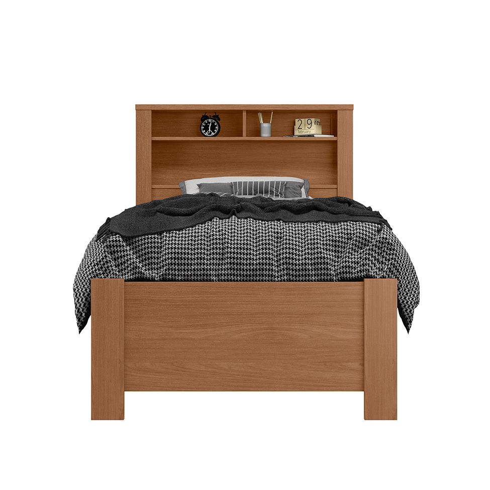 Cama com Baú Invicta 2 GV Jatobá