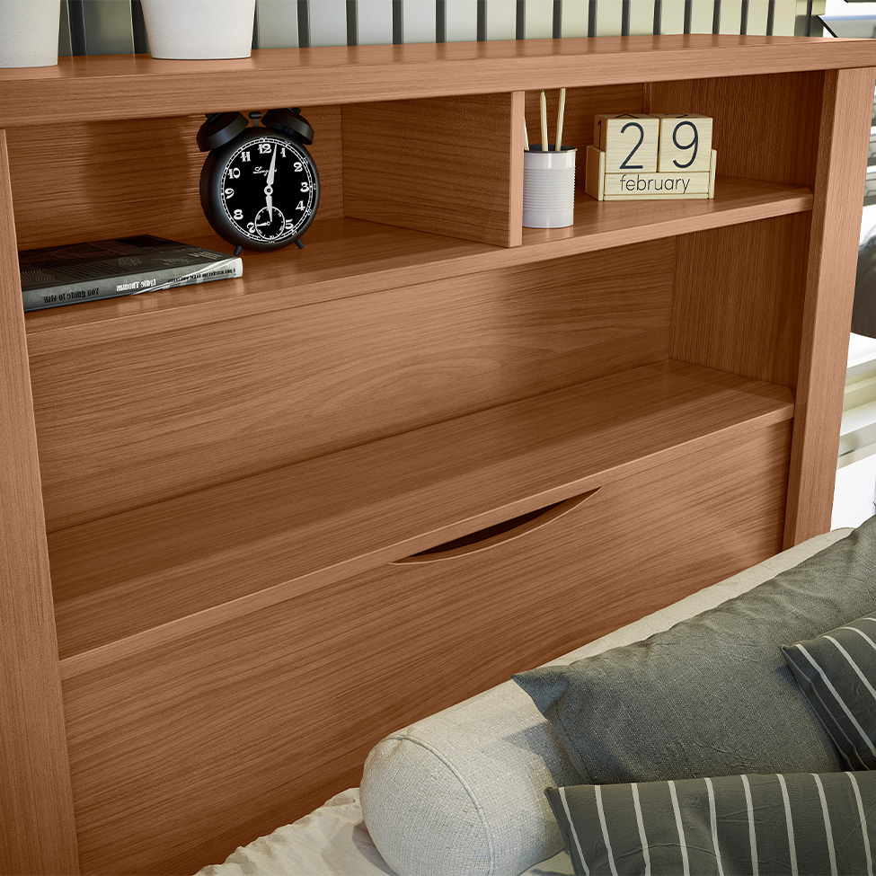 Cama com Baú Invicta 2 GV Jatobá