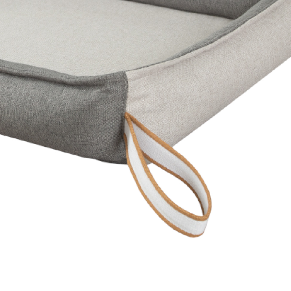 Cama para Pet Amora (12x62x47) Cinza e Grafite