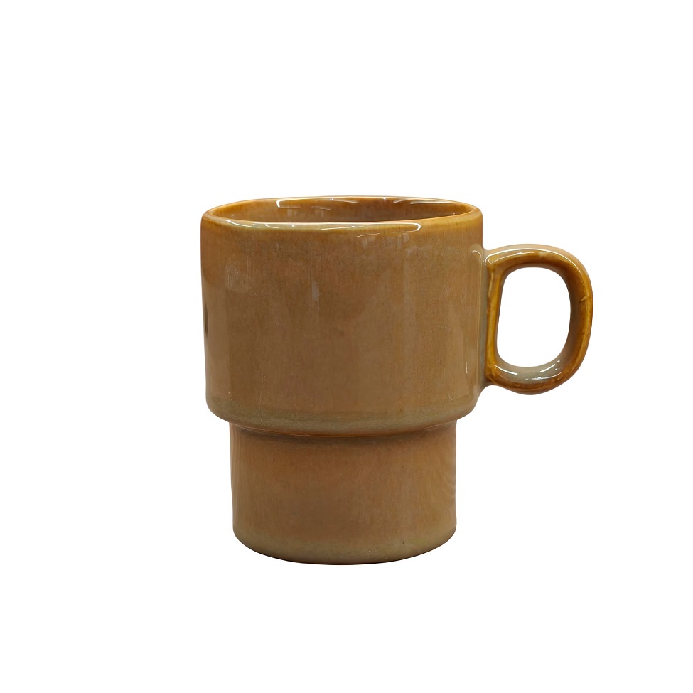 Caneca Empilhável Smaltato Amarela