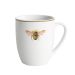 Caneca Pequenos Voadores Abelha Branca e Dourada