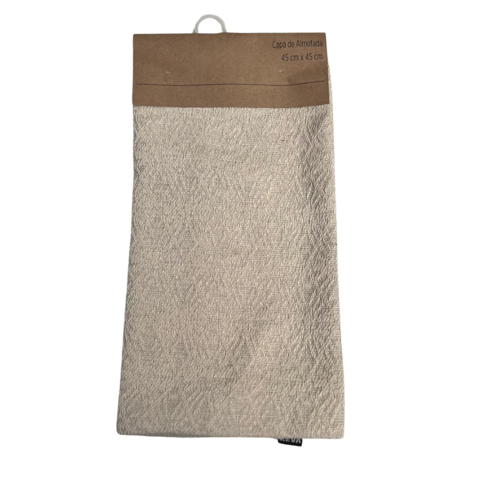 Capa de Almofada Jacquard Natur Bege III 45x45 cm