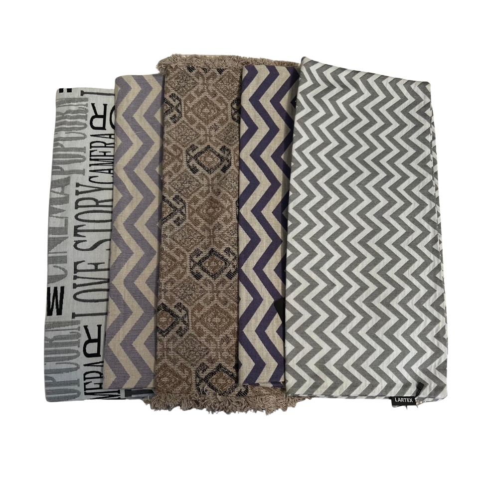 Capa de Almofada Jacquard Promo Colorida 50x50 cm