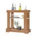 Carrinho Bar Rose Cinamomo e Off White