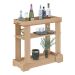 Carrinho Bar Rose Naturale