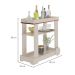Carrinho Bar Rose Off White