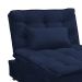 Chaise Penélope Veludo Azul