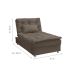 Chaise Penélope Veludo Marrom