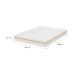Colchão Casal Aurus Molas Ensacadas (20x138x188) Branco