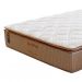Colchão Casal Brilhante Molas Ensacadas (34x138x188) Marrom e Bege com 2 Travesseiros Guldi Soft Nasa Branco