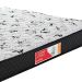 Colchão Casal Cristal Basic Mola Bonnel (20x138x188) Preto e Branco