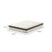 Colchão Casal Diamond Euro Molas Ensacadas (26x138x188) Bege e Marrom