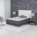 Colchão Casal Joyful Espuma D45 (17x138x188) Cinza e Branco